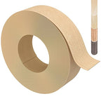 Maple Edge Banding, 2 inch x 250ft roll of Veneer Edge Banding -Pre-glued Flexible, Real Wood Tape Banding for Cabinet Repair Furniture Restoration
