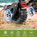 Collapsible Wagon Cart, 150L Heavy Duty Foldable Beach Wagon with Wider Wheels & Auto-Rebound Handle, Utility Grocery Shopping Cart for Garden, Shopping, Camping, Sports, Pink