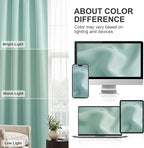 Pony DACNE Aqua Blue Blackout Curtains for Bedroom 72 inch Long, Lights Blocking Rod Pocket Design Thermal Insulated Privacy Curtains Draperies for Guest Room Playroom, W 42 x L 72 inch, 2 Panels