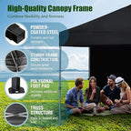 Eurmax USA NOMATTER ONE-Person Open&Close 10x10ft Pop Up Canopy Tent,Portable Shelter Canopy for Outdoor Events with 1 Removable Sidewall,Instant Canopies,Temporary Sunshade,Bonus 4 Sand Bags(Red)