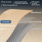 Birch Edge Banding, 2 inch x 100ft roll of Veneer Edge Banding -Pre-glued Flexible, Real Wood Tape Banding for Cabinet Repair Furniture Restoration