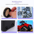 6 pcs Black Snap Bushing 1-3/4" (45 mm) Mounting Diameter, Plastic Cable Hole Grommets for Wiring, Round Nylon Snap in Locking Electrical Wire Cord Hose Tubing Bushings Grommets Protectors