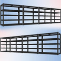 PrimeZone 72" H Heavy Duty Garage Shelving 2500 LBS 5 Tier Heavy Duty Storage Shelves Adjustable Industrial Metal Wire Shelf Unit for Garage,Basement,Pantry,Warehouse,Commercial,48" WX24 DX72 H 8Pack