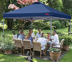 MASTERCANOPY Durable Pop-up Canopy Tent with Roller Bag (10x10, Navy Blue)