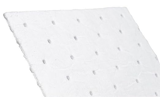 Brady SPC BPO100 15" x 17" Heavy Weight Economical Oil Only Absorbent Pads - 100 ct