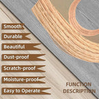 GSCIT Club Red Oak Edge Banding, 1/2 inch x 500ft roll of Wood Veneer Edge Banding Pre-glued Flexible, Wood Tape Banding for Cabinet Repair Furniture