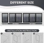 36"x24" Lockable Enclosed Bulletin Board, Outdoor Flet Weather-Resistant Aluminum Frame Notice Board, Wall Mounted Display Case Acrylic Doors for School,Office,Black Frame w/Grey Flet
