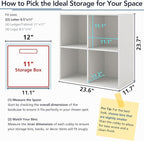 Homes: Inside + Out Apexa 3-Tier Stackable Wood Bookcase with Doors, Cube Storage Organizer Shelves, Small Food Pantry Cabinet, Dorm Teen Room Decor & Bedroom, Home Office, Kitchen, Taupe Grey