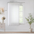 Vision Home White Pinch Pleated Semi Sheer Curtains Textured Light Filtering Window Curtains 72 inch for Living Room Bedroom Patio Rayon Blended Pinch Pleat Drapes with Hooks 1 Panel 60" Wx72 L