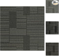 24" x 24" Self-Adhesive Carpet Tiles, 20 Pack Peel and Stick Carpet Squares for Indoor Flooring, Non-Slip Squares Carpet Floor Tile for Basement, Bedroom, Office, Easy DIY Installation