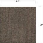 Mohawk Advance 24" x 24" Berber (Loop pile), 0.09" Pile Height, Carpet Tile, PET Fiber, Urgent Report Color, (24 Tiles), (96 sqft/carton)