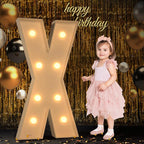 Marquee Letters 3 Feet Tall, 3FT Large Light up Letters X, Big Sign X with Warm White Light for 15th XV Birthday Wedding Proposal Engagement Graduation Party Backdrop Decorations