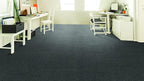 Mohawk Basics 24" x 24" Berber (Loop pile), 0.07" Pile Height, Carpet Tile, PET Fiber, Smoke Color, (24 Tiles), (96 sqft/carton)