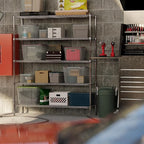 18" Deep x 60" Wide x 74" Height Wire Shelving Kit | 5-Tier | NSF Commercial Storage Rack Unit