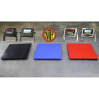Industrial 4’ x 4’ Digital Floor Scale, Accurate 48" x 48" Pallet Scales for Warehouse or Shipping Weighing- Black (Made in The USA) (5000 lbs x 1 lb)