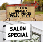 Leinuosen 300 Pcs Sign Letter Printed on Marquee Flexible Outdoor Black Portable Sign Board Plastic Changeable Letters and Numbers Punctuation Acrylic Numbers(4'', 5'')