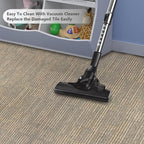 Carpet Tiles 24"x 24" 18PCS Non-Slip Soft Floor Carpet for Office, Bedroom, Living Room, Kitchen, Garage,Easy DIY Installation Seamless Floor Tiles Rug,Beige
