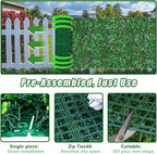 40"x120"(33.33 SQFT) Grass Wall, Artificial Boxwood Panels, Privacy Hedge Fence Screen with UV Protection, Greenery Backdrop for Indoor Home Wedding Decor and Outdoor Garden Backyard