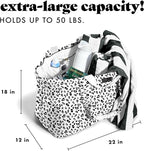 Fit & Fresh Large Beach Bag for Women - Extra Large Travel Tote With Pockets