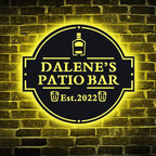 Personalized Bar Neon Sign, Custom Bar Sign, Martini Bar Sign, Home Bar Neon Sign, Bar Led Sign Vintage, Bar Led Lights, Custom Bar Sign