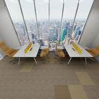 16-Pack 20"x20" Carpet Tiles, Non-Adhesive Soft Padded Floor Squares with Seamless Look for Home, Office, Indoor & Outdoor Use (43 Sq Ft) (J1)