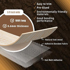 GSCIT Club Oak Edge Banding, 5/8 inch x 100ft roll of Veneer Edge Banding -Pre-glued Flexible, Real Wood Tape Banding for Cabinet Repair Furniture Restoration