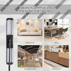 36 Inch Commercial Industrial Floor Mop, Long Handle, Washable Cotton and 2 Microfiber Mop Pads, Heavy Duty Wet and Dry for Hardwood, Tiles, Laminate