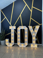 4ft Wood Marquee Letters/Numbers (Price is per Marquee, Once Order is Placed Please Message us to let us Know What Letters/Numbers You Need