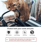 Secbolt Cord Protectors from Pets No Chew, 25ft - 1 inch Ultra Durable Cord Covers for Pets, Bite-Resistant Cable and Wire Protector for Cats, Dogs, Rabbits - Black