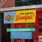 Personalized Vinyl Banner – Vinyl Printed Customizable Banner for Indoor and Outdoor Use (2'x3')