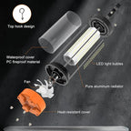 300W Temporary LED Work Light 43000Lm 5000K Daylight White Temporary Construction Lighting IPX8 Waterproof with Temp Lighting High-Brightness Job Site Lighting