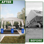 Canopy Water Weight Bag,440 LBS Heavy Duty Tent Weights Set of 8 Leg Weights for Pop Up Canopy,Tent,Gazebo,Carport,Blue