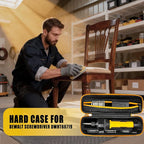 Tool Storage Case for DEWALT Cordless Screwdriver (DWHT66719) ，with Removable Divider and Mesh Pocket for electric screwdriver Bits(Box Only)