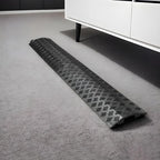 Cable Protector Ramp - Extension Cable Floor Protector, Outdoor Driveway Sidewalk, High Visibility Safety Strip, Wire Line Concealment System, Safety Equipment, Road Traffic Use