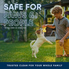Outdoor Odor Eliminator | Outside Dog Urine Enzyme Cleaner – Powerful Pet, Cat, Animal Scent Deodorizer | Professional Strength for Yard, Turf, Kennels, Patios, Decks (32oz)