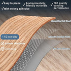 Red Oak Edge Banding, 1 1/2 inch x 250ft roll of Veneer Edge Banding -Pre-glued Flexible, Real Wood Tape Banding for Cabinet Repair Furniture Restoration