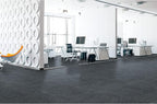 Mohawk Elite 24" x 24" Berber (Loop pile), 0.08" Pile Height, Carpet Tile, Nylon Fiber, Lead Color, (24 Tiles), (96 sqft/carton)