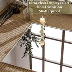 GLSLAND 71"x31" Full Length Mirror Extra Large Hanging or Leaning Rectangle Mirror Aluminum Alloy Thin Frame Bedroom Floor Dressing,Silver