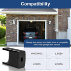 Garage Door Sensor Sun Shade Protector, Garage Door Safety Sensor Sun Shield Cover Sunlight Cover Compatible with Linear Garage Door Sensors HAE00002 LSO50 LDO33 LDO50 (2 Pack)