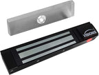 Visionis VS-VISML300LED-BL Indoor 300lbs Black Electromagnetic Lock with LED Sensor for Door Access Control