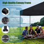 Eurmax USA NOMATTER ONE-Person Open&Close 10x10ft Pop Up Canopy Tent，Portable Shelter Canopy for Outdoor Events，Instant Canopies, Temporary Sunshade,Bonus 4 Sand Bags(Forest Green)