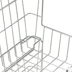 TRINITY 2-Pack Stackable Metal Wire Storage Baskets With Handles, EcoStorage Chrome, 11 Inches