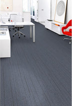 Mohawk Basics 24" x 24" Berber (Loop pile), 0.07" Pile Height, Carpet Tile, PET Fiber, Ocean Tide Color, (24 Tiles), (96 sqft/carton)