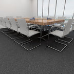 16-Pack 20"x20" Carpet Tiles, Non-Adhesive Soft Padded Floor Squares with Seamless Look for Home, Office, Indoor & Outdoor Use (43 Sq Ft) (J6)
