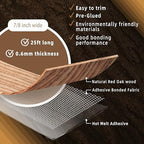 GSCIT Club Red Oak Edge Banding, 7/8 inch x 25ft roll of Veneer Edge Banding - Pre-glued Flexible, Real Wood Tape for Cabinet Repair & Furniture Restoration