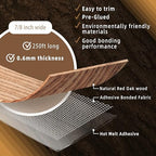 GSCIT Club Red Oak Edge Banding, 7/8 inch x 250ft roll of Veneer Edge Banding Pre-glued Flexible, Wood Tape Banding for Cabinet Repair Furniture