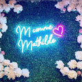 Custom Neon Sign 2026 Xmas Present, Personalized LED Name Logo Neon Lights for Kids Girls Room Bedroom Wall Decor, Neon Sign Customizable for Wedding Birthday Party Bar Shop Office Business (16-60")