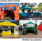 ABCCANOPY Heavy Duty Easy Pop up Canopy Tent with Sidewalls 10x10, Kelly Green
