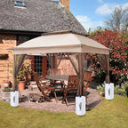 Canopy Water Weight Bag,88 LBS Gazebo Tent Water Weights Set of 4 Leg Weights for Carport, Pop Up Canopy,Tent,Gazebo（White）