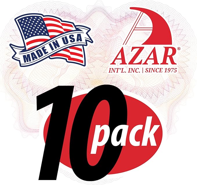 Azar 142715 8-1/2-Inch W by 11-Inch H Top-Load Acrylic Sign Holder, 10-Piece Set